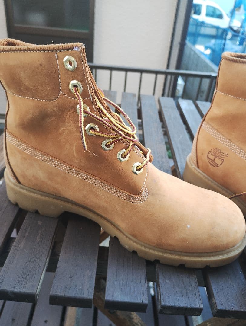 【お値下げ】Timberland ベージュ ワークブーツ　ティンバーランド
