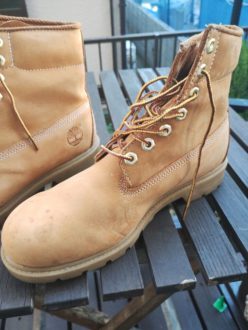 【お値下げ】Timberland ベージュ ワークブーツ　ティンバーランド