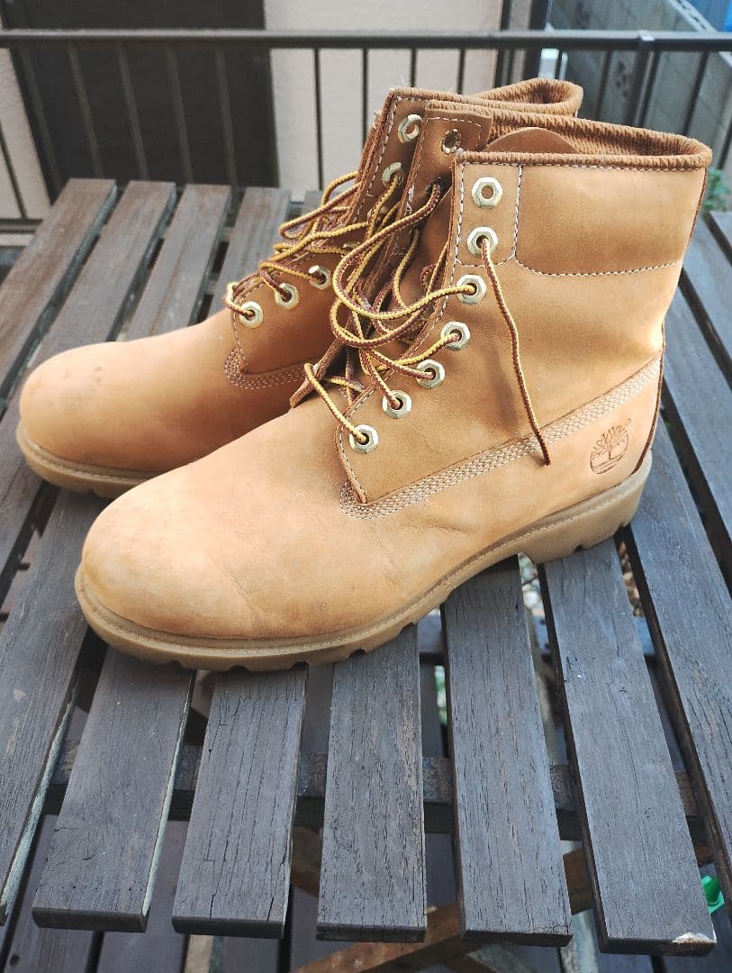 【お値下げ】Timberland ベージュ ワークブーツ　ティンバーランド