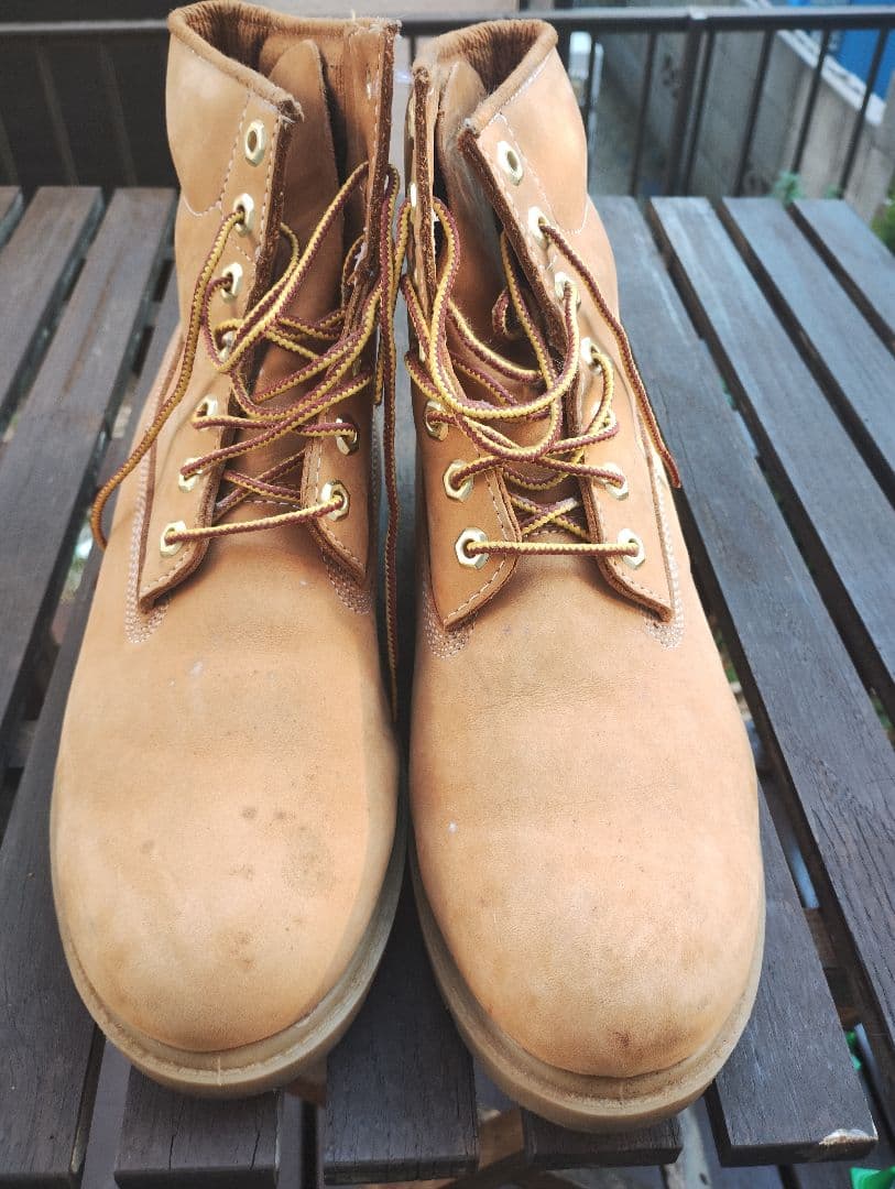 【お値下げ】Timberland ベージュ ワークブーツ　ティンバーランド