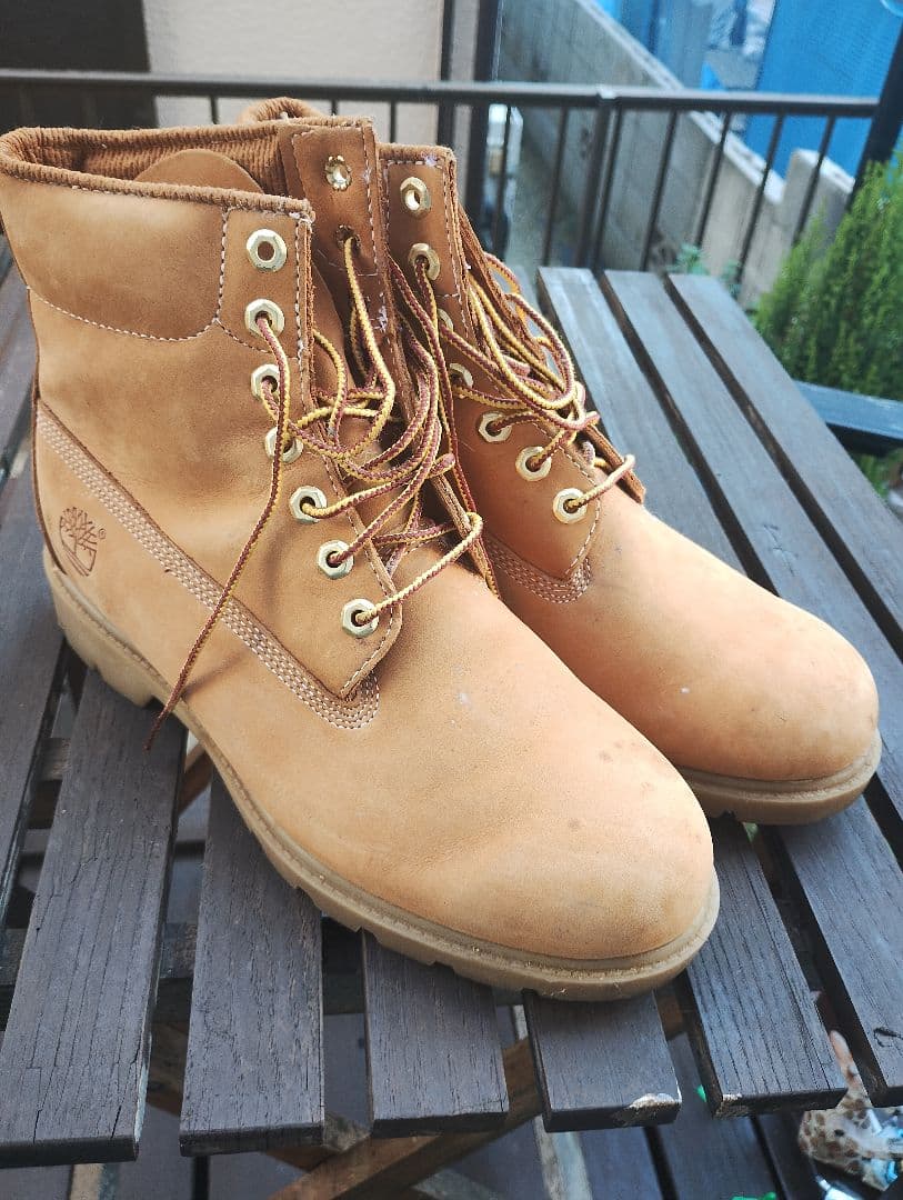 【お値下げ】Timberland ベージュ ワークブーツ　ティンバーランド
