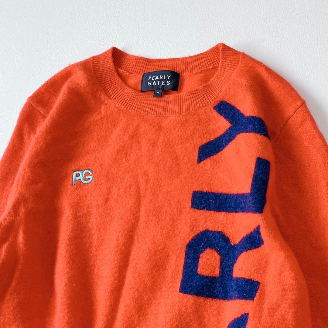 PEARLY GATESパーリーゲイツ カシミヤニットセーター レッド　1