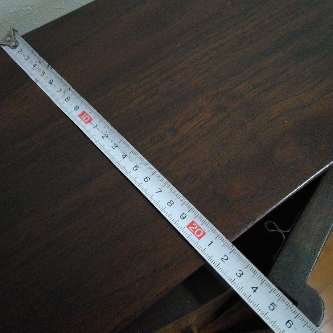 アジアンバンブー収納　木製キャビネット ダークブラウン