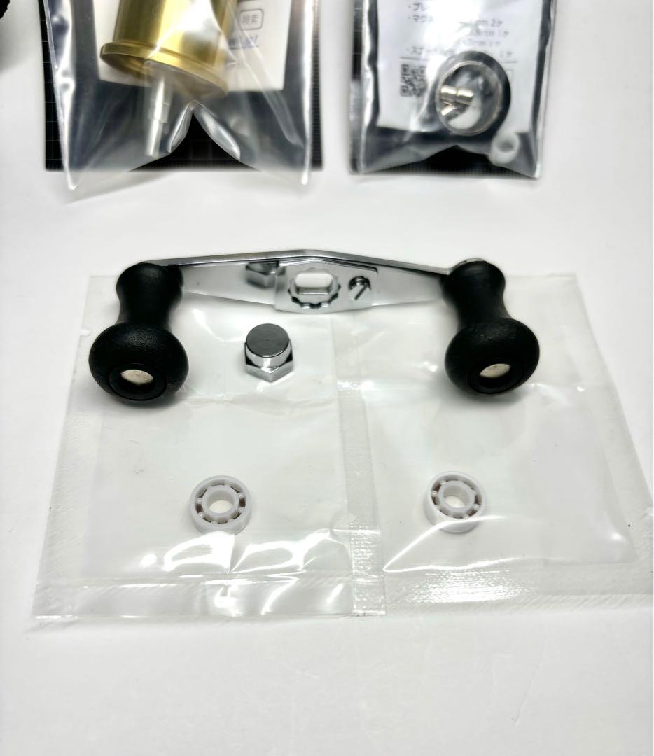 Abu 3500CA &ハンドメイドハンドル、フルセラミックBB、スプールその他