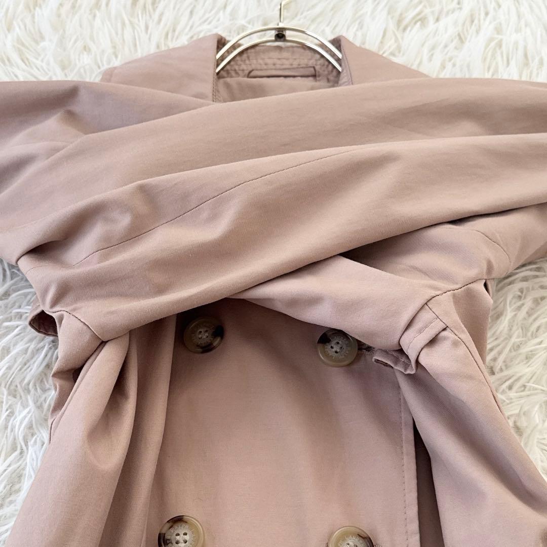 ローレンラルフローレン✨裏地総柄 スカーフ柄 トレンチコート ダブル ベルト M