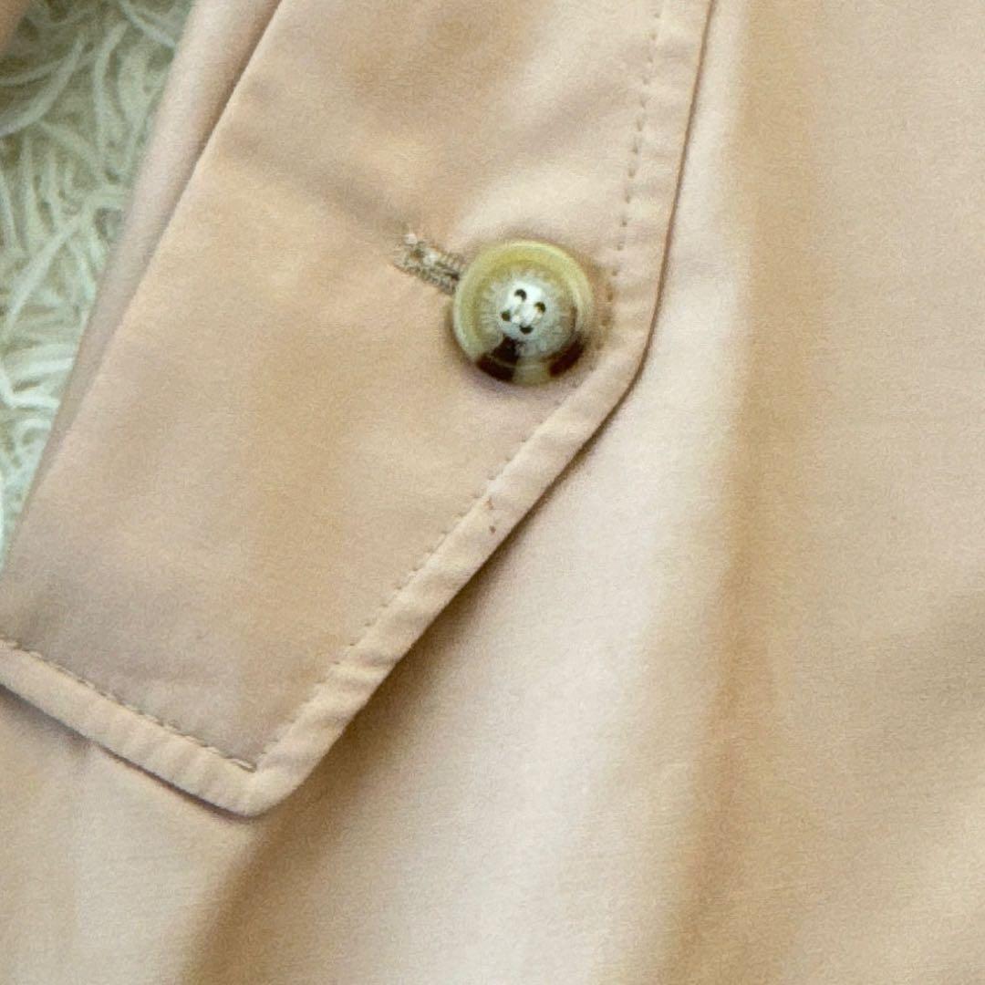 ローレンラルフローレン✨裏地総柄 スカーフ柄 トレンチコート ダブル ベルト M