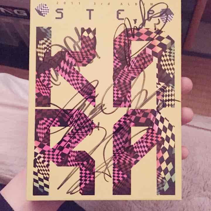 KARA STEP 韓国仕様 直筆サイン入