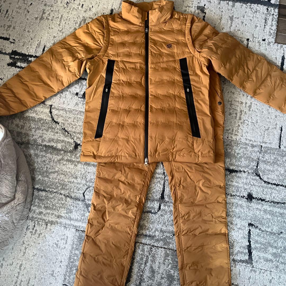 【美品】セントアンドリュース　メンズ防寒アウターパンツ　セットアップ　Mサイズ