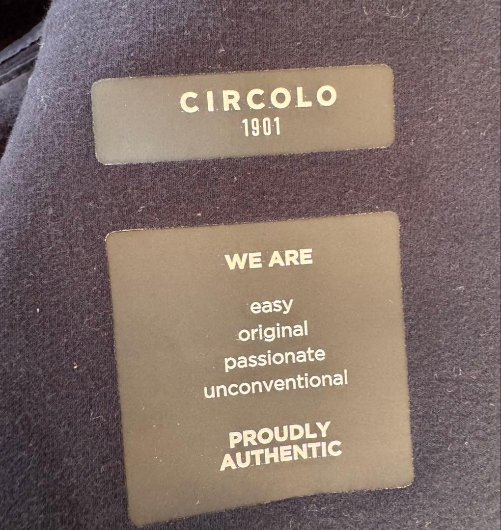 【新品未使用】CIRCOLO 1901コットン ジャージージャケット 48