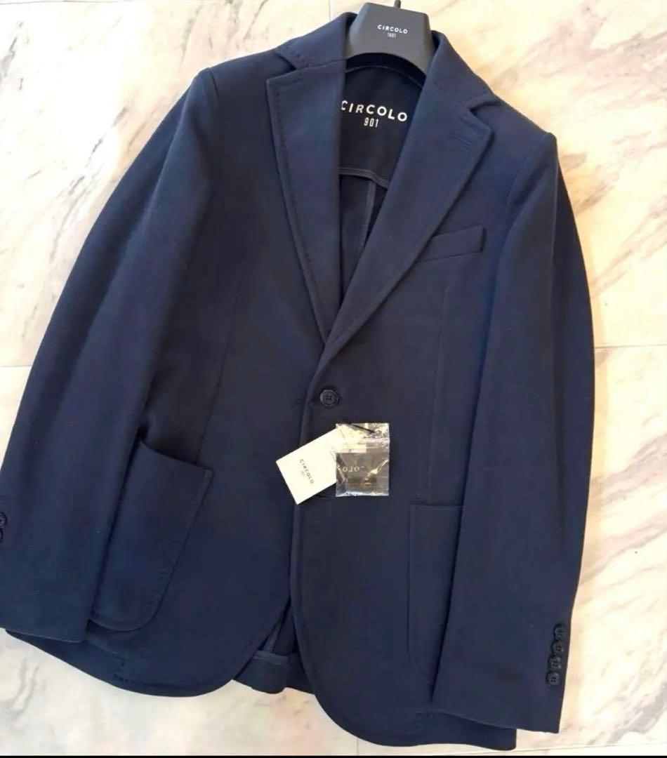 【新品未使用】CIRCOLO 1901コットン ジャージージャケット 48