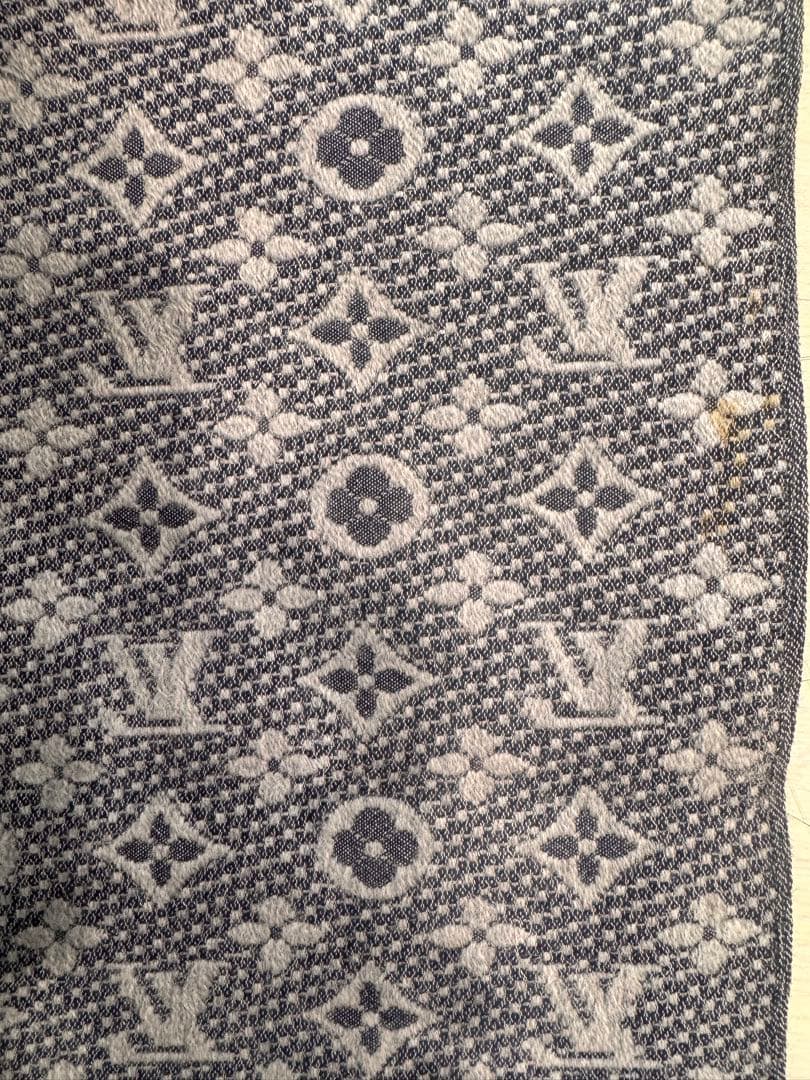 LOUIS VUITTON ウールマフラー グレー　箱付き