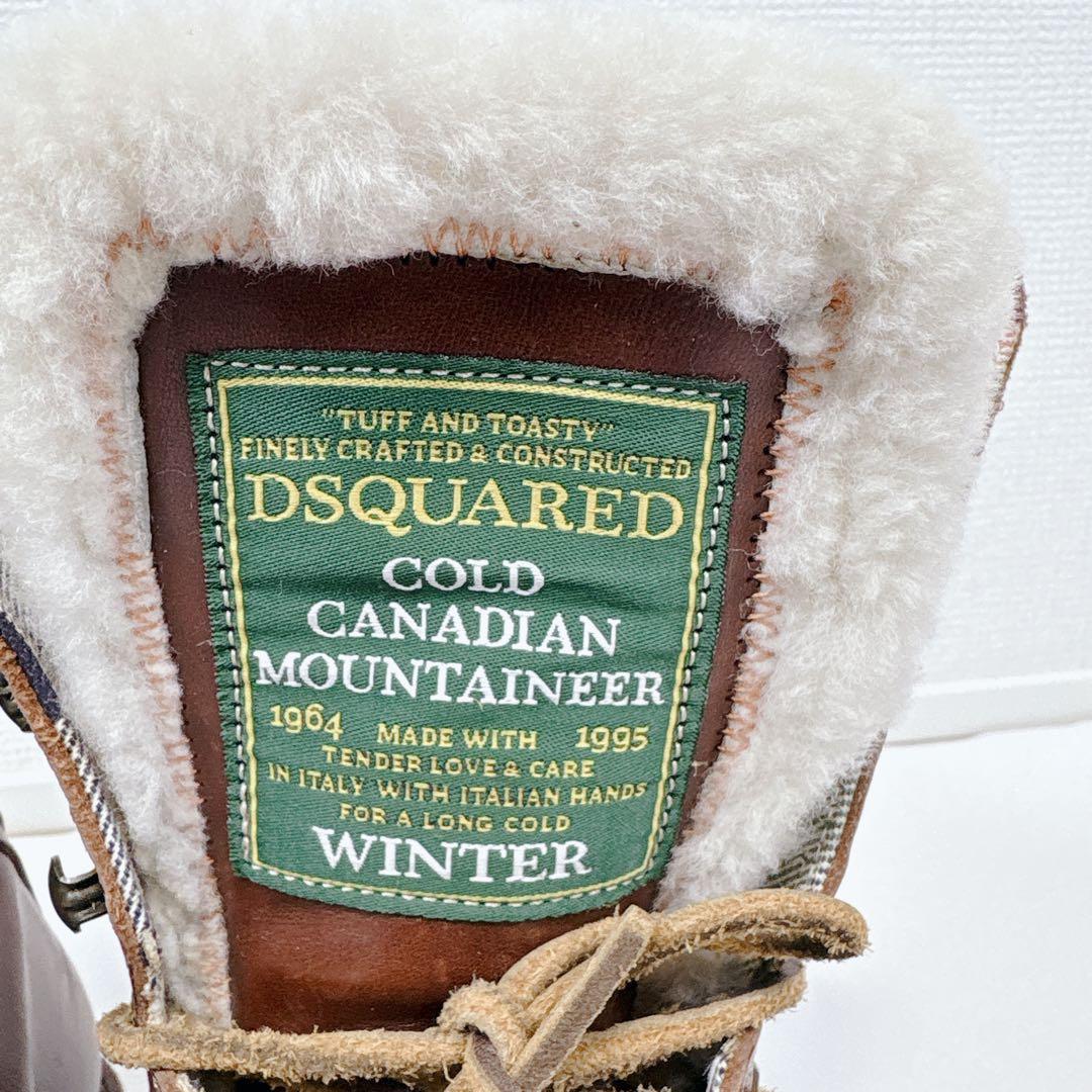 美品✨ DSQUARED2 マウンテンブーツ レザー 本革 ムートン　EU40