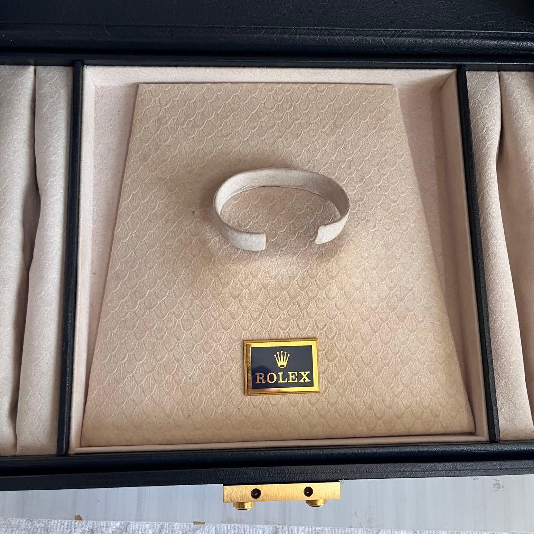 ロレックス　ジュエリーボックス　時計ケース　濃紺