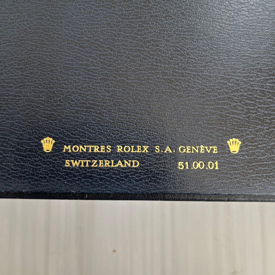 ロレックス　ジュエリーボックス　時計ケース　濃紺