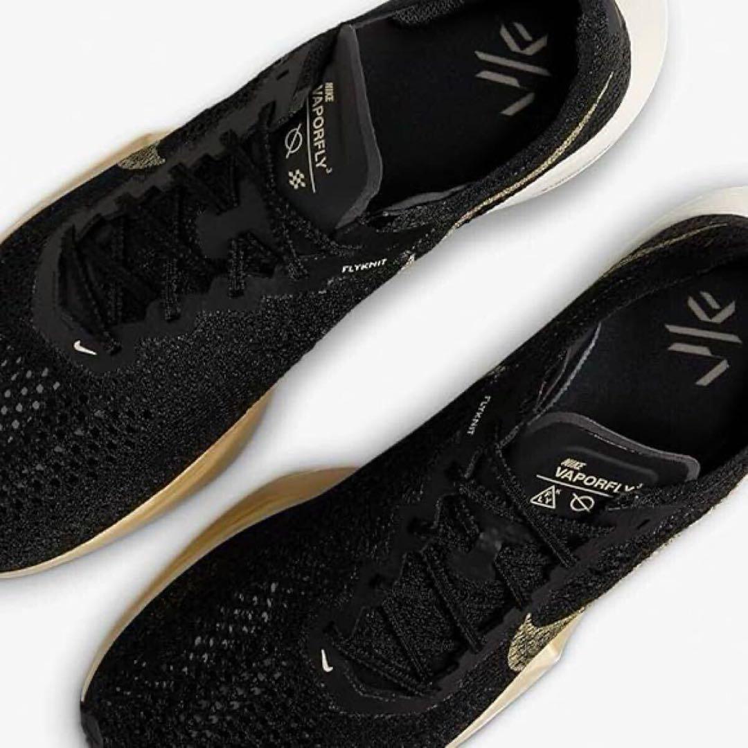 ナイキ 25 ヴェイパーフライ ネ クスト ％ ランニング スニーカー 黒 金