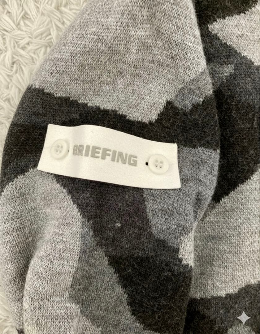 briefingゴルフ　レディースカモフラニット　サイズS