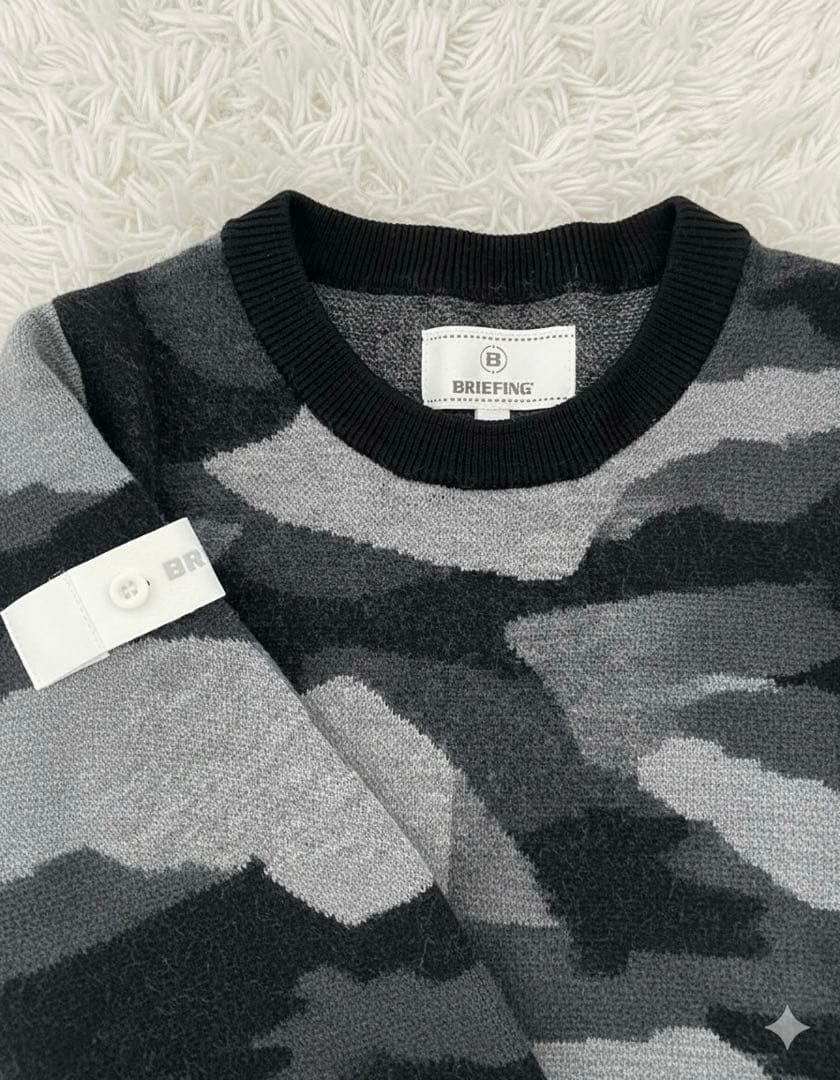 briefingゴルフ　レディースカモフラニット　サイズS