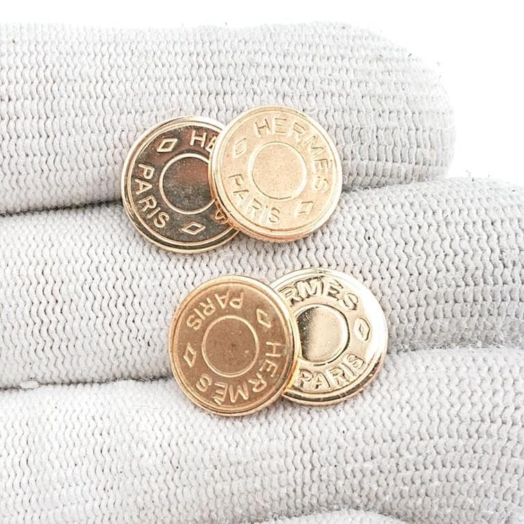 HERMES エルメス セリエ カフリンクス カフス ゴールド