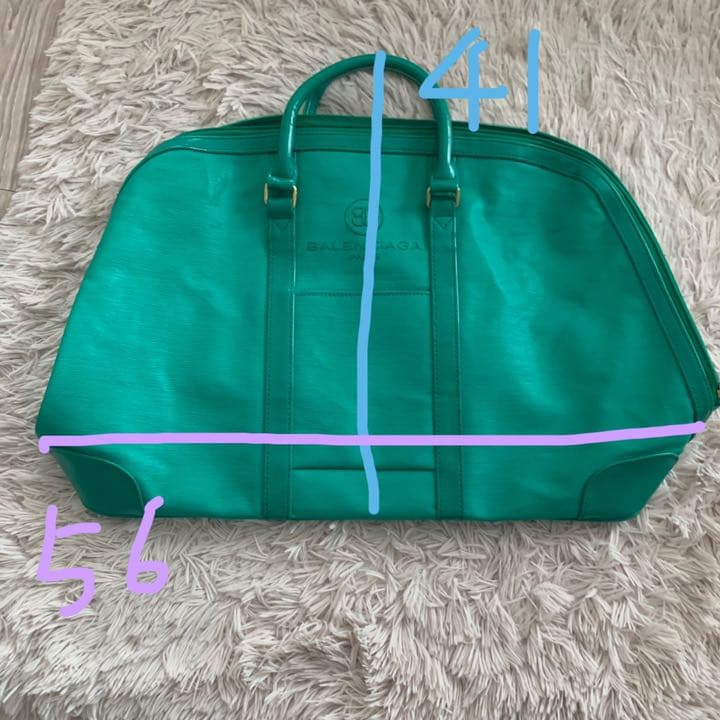 saleバレンシアガ　トートバッグ　旅行にも　緑