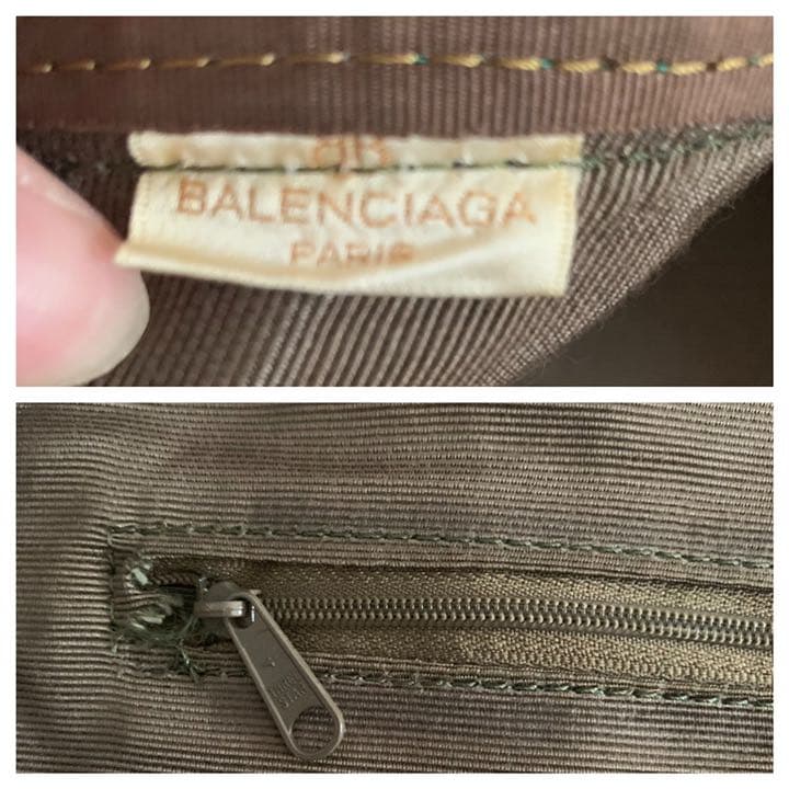 saleバレンシアガ　トートバッグ　旅行にも　緑