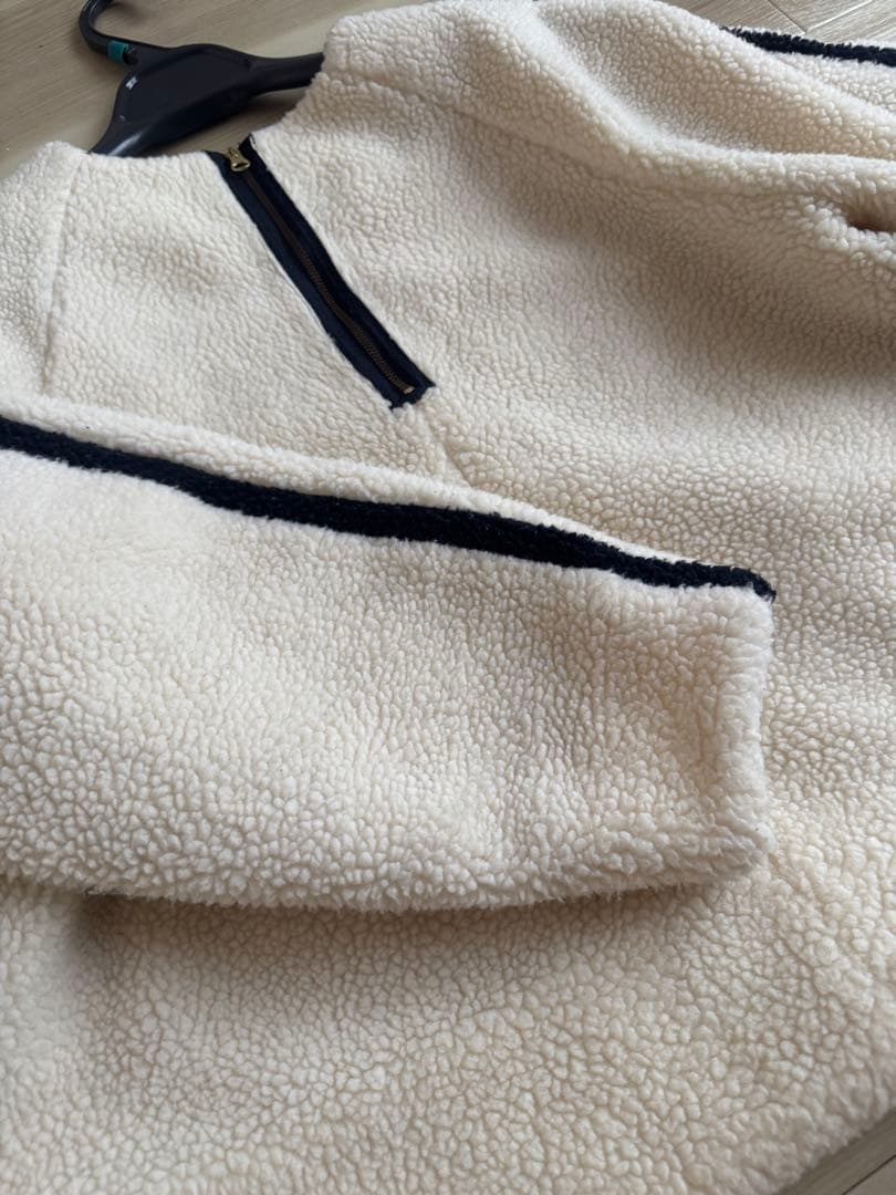 12/14まで割引★セブンテンバイミホカワヒト★ボアプルオーバー(オフホワイト)