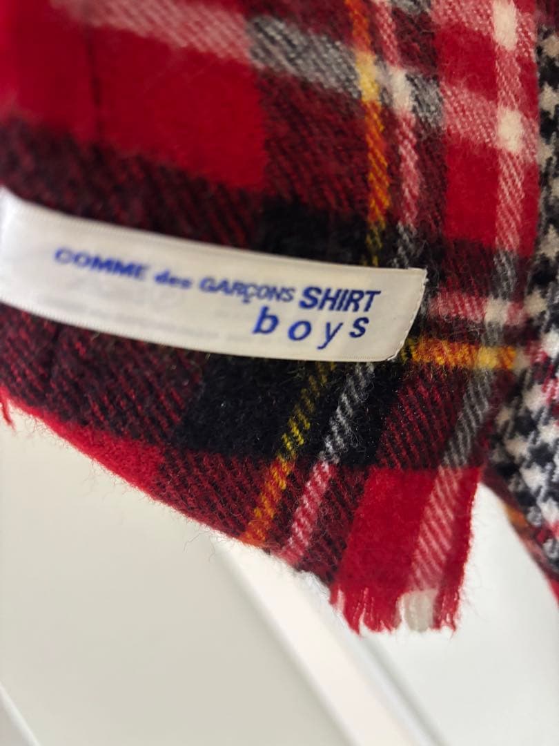 COMME des GARÇONS SHIRT boys チェックマフラー