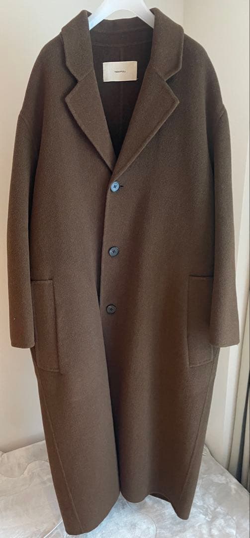 【m:m】todayful Wool Over Coat Dブラウン36