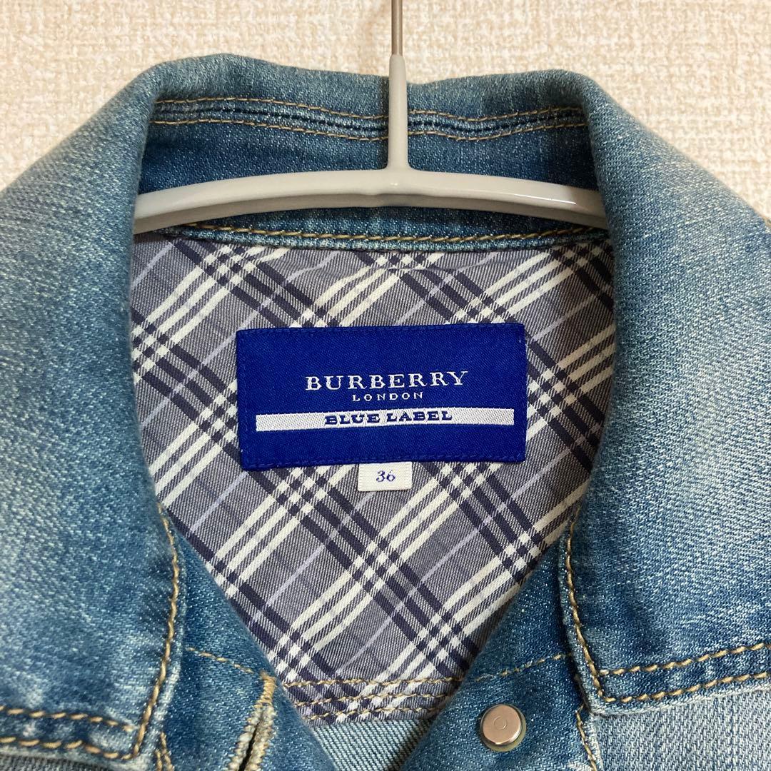 【美品】バーバリーブルーレーベル　デニムジャケット　【春服】