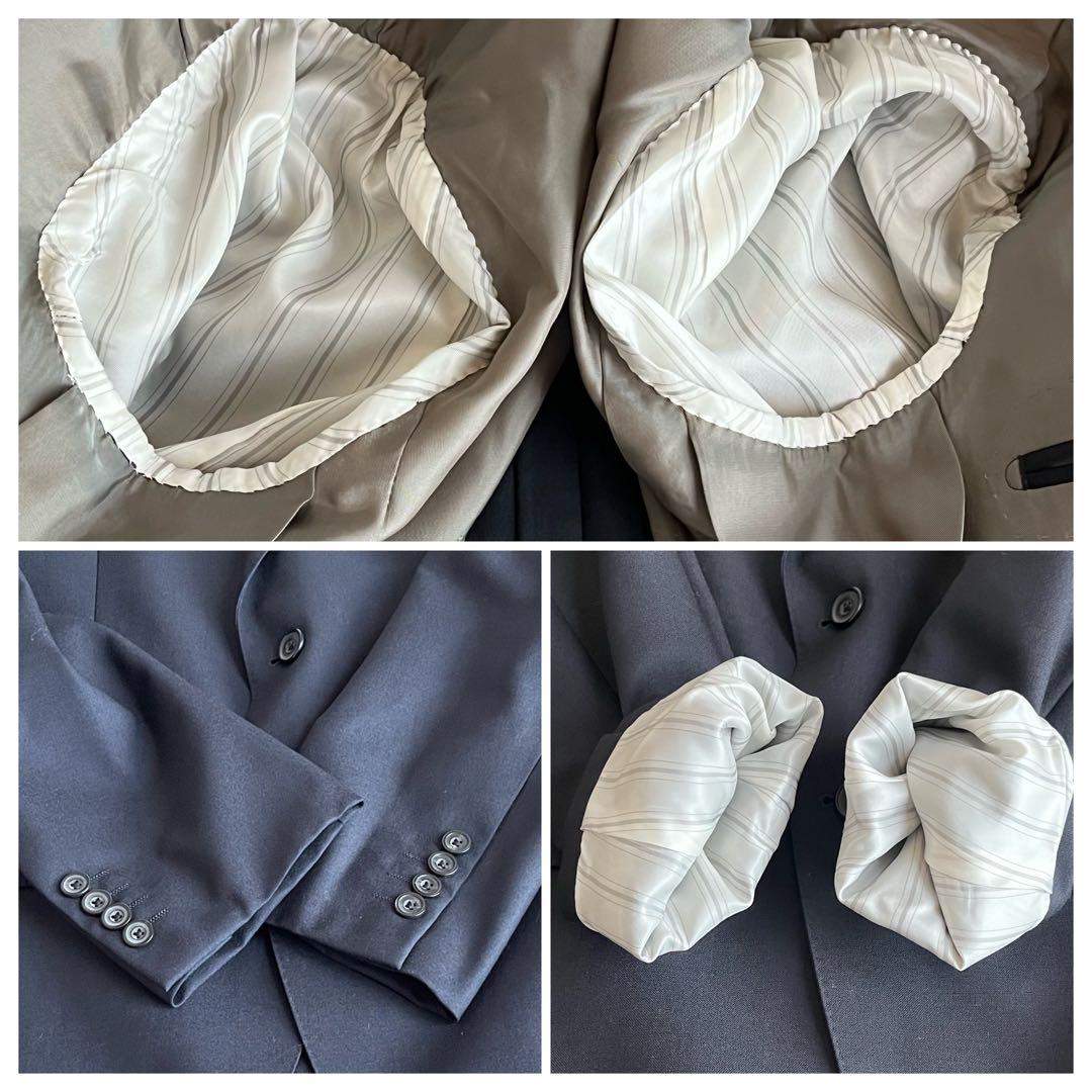 ✨極美品✨五大陸 オーダースーツ 黒 21年製 就活 ビジネス 冠婚葬祭 L相当