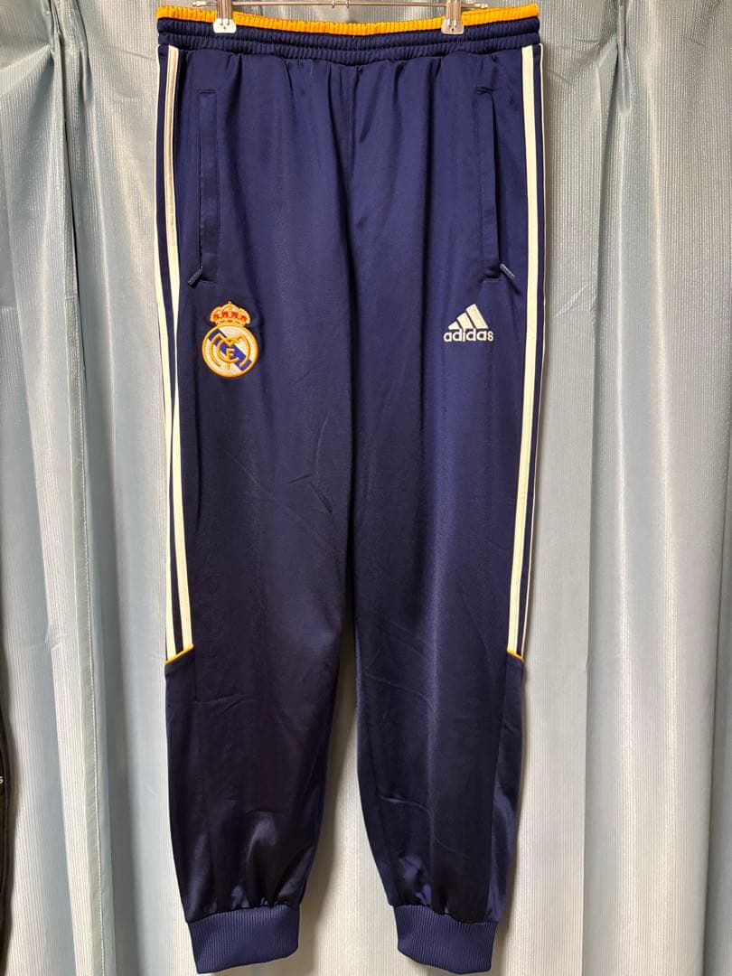即完品　90's復刻　adidas Real Madrid トラックパンツ