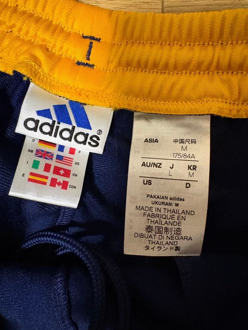 即完品　90's復刻　adidas Real Madrid トラックパンツ