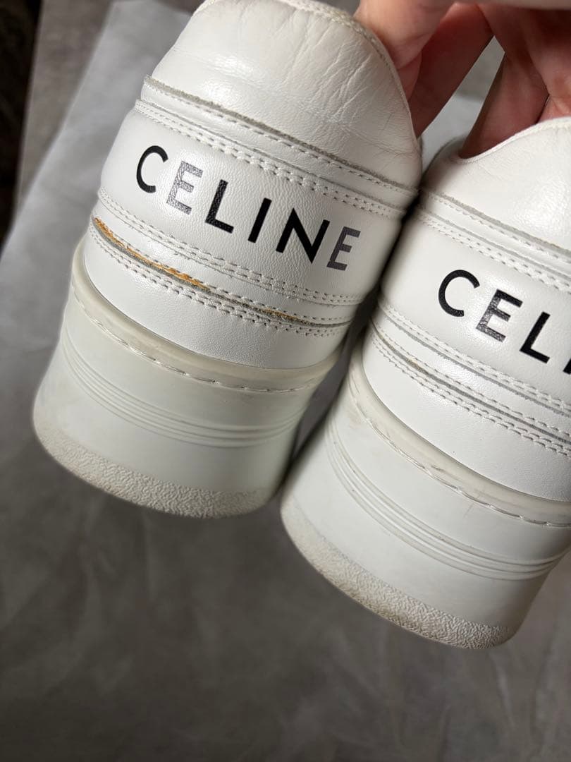 【即日配送♪】CELINE セリーヌ ブロックスニーカー ホワイト　38