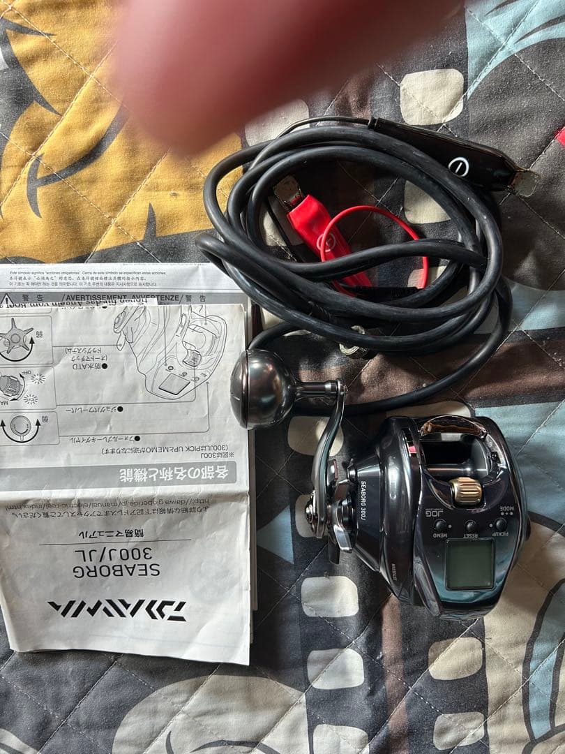 ダイワシーボーグ300J電動リール デジタル表示 ブラック