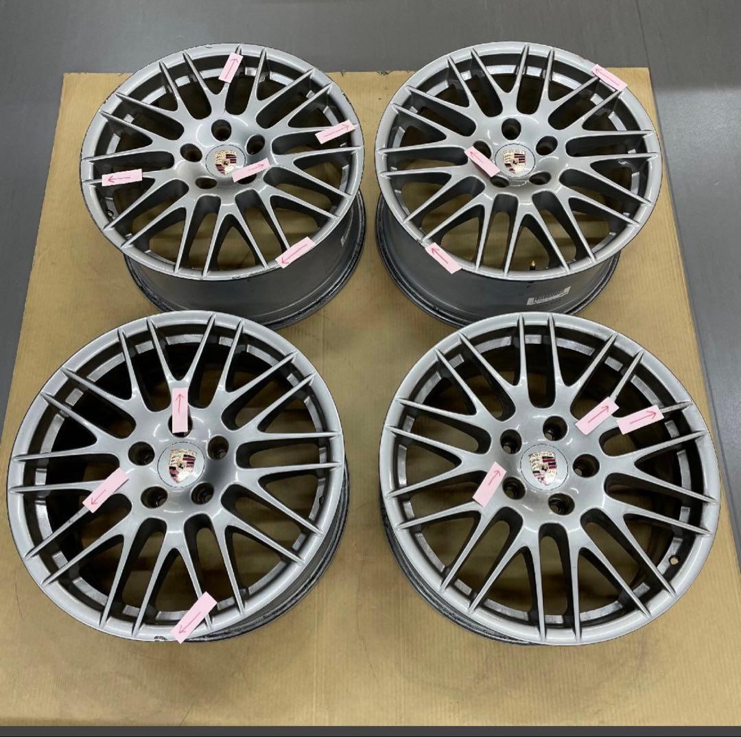 5穴 PCD130 20インチ 9.0J ＋57 ポルシェカイエン純正 ホイール