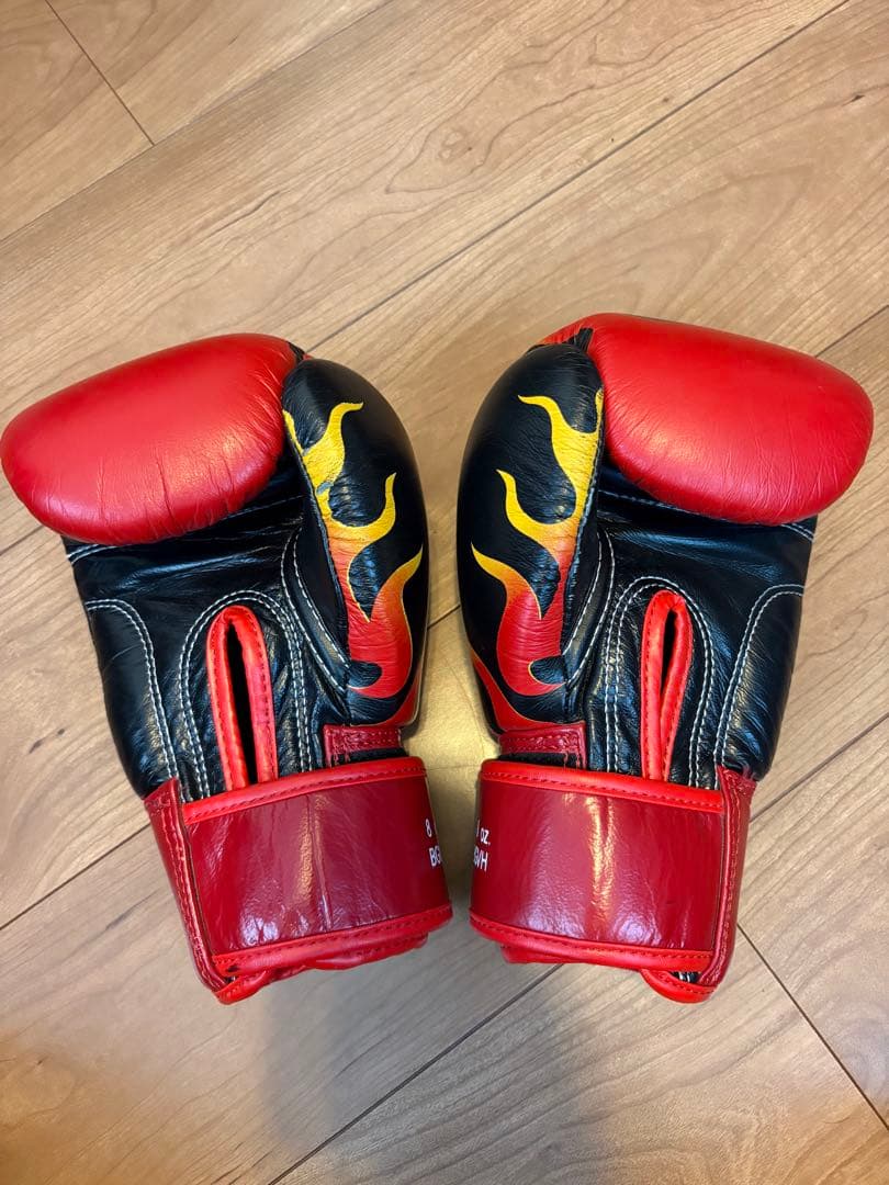 WINDY ボクシンググローブ 8oz フレイムデザイン ファイヤーパターン