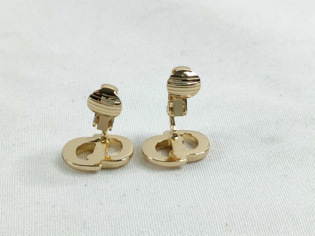 Christian Dior 箱あり ゴールド イヤリング ネックレス 美品