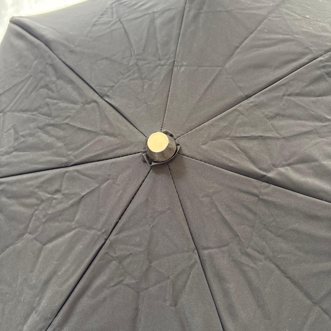 新品未使用 タグ付 YVES SAINT LAUREN ロゴ 刺繍 折傘 日傘