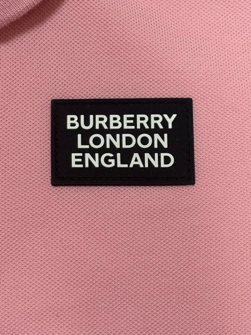 BURBERRY ピンク ポロワンピース 半袖