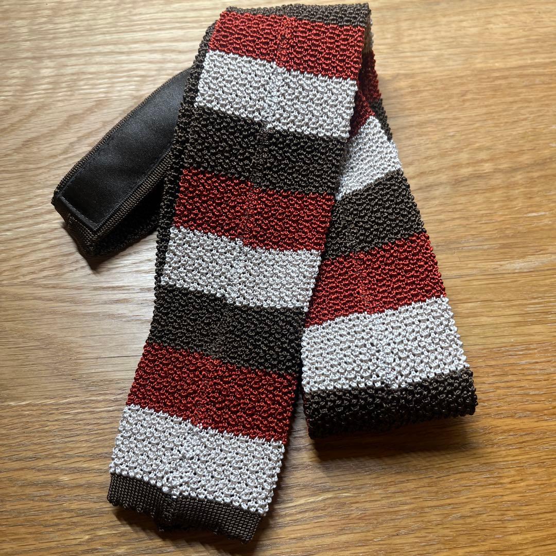 Ascot シルク ストライプ ネクタイ