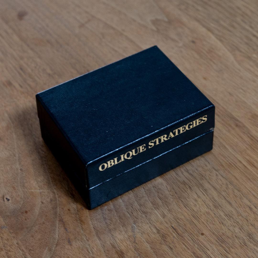アート・デザイン・音楽 OBLIQUE STRATEGIES - BRIAN ENO