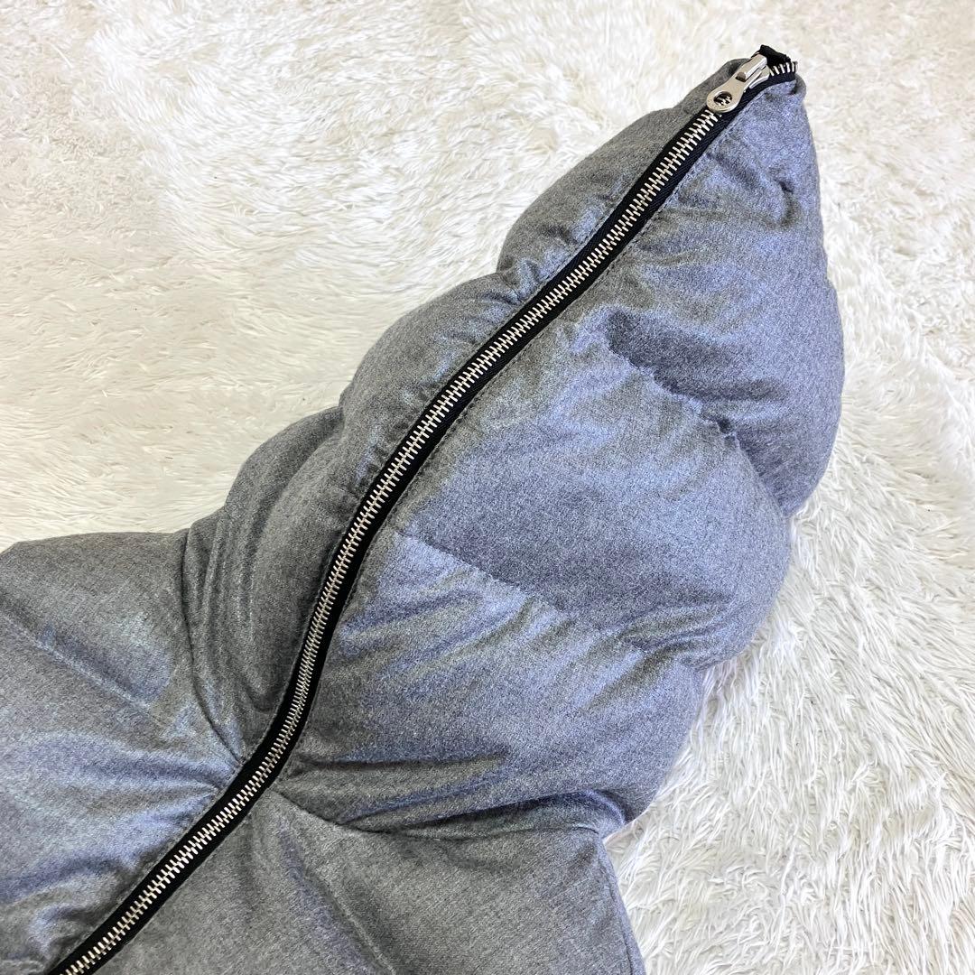 未使用級 デュベティカ 別注 ダウン ベスト カシミヤ FEBEDUE グレー