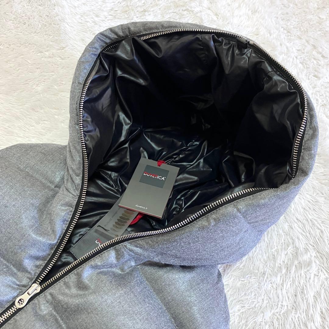 未使用級 デュベティカ 別注 ダウン ベスト カシミヤ FEBEDUE グレー