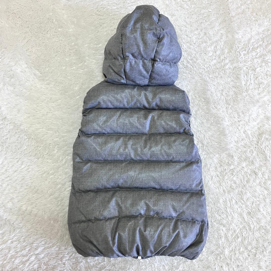 未使用級 デュベティカ 別注 ダウン ベスト カシミヤ FEBEDUE グレー