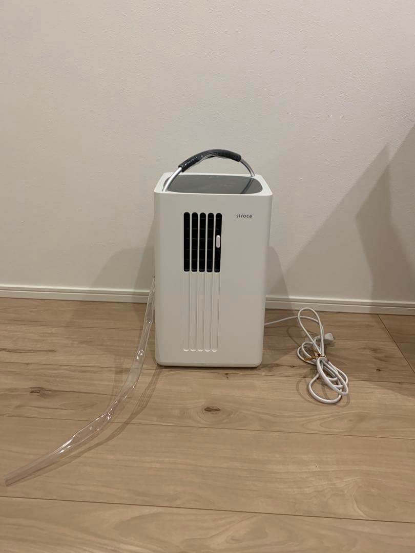 【美品】siroca ポータブルクーラー SY-D151 (排水ホース付き)