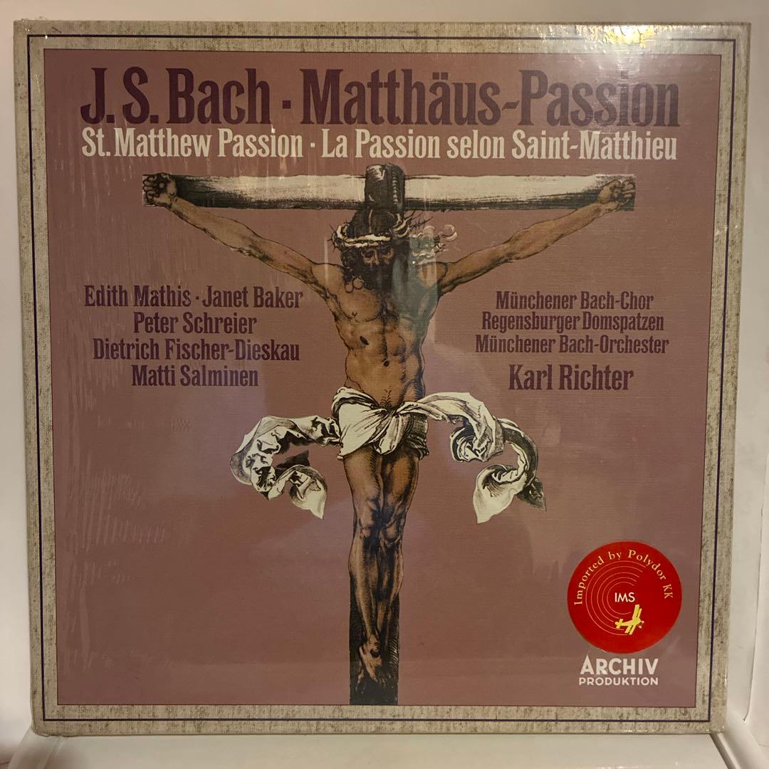 新品未開封レコード　リヒター　マタイ　1979 ドイツ製輸入盤