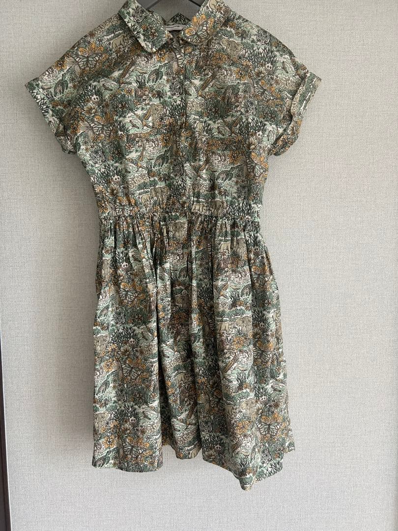 ボンポワン　オリジナル　リバティ　ワンピース　10A