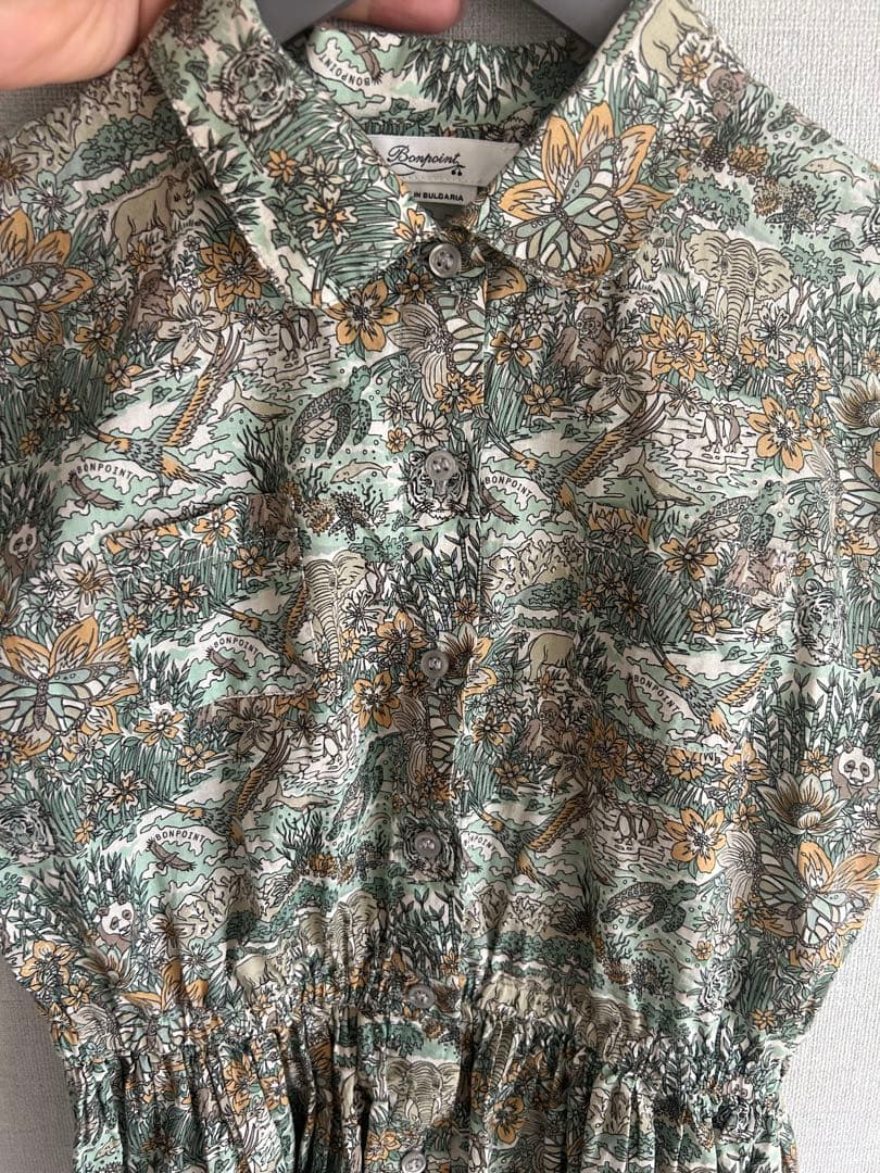 ボンポワン　オリジナル　リバティ　ワンピース　10A