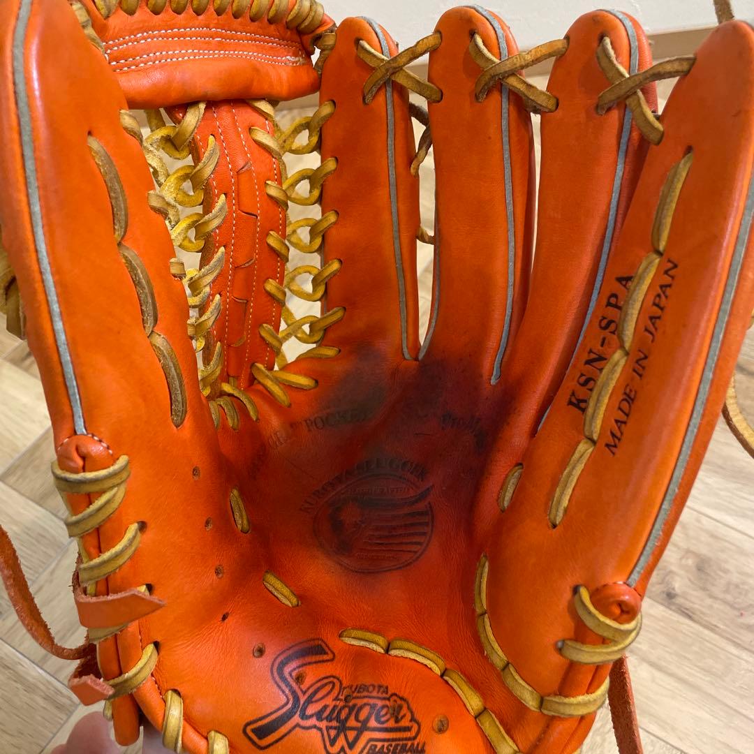 【最終値下げ】即使用可能！久保田スラッガー　軟式外野手用グラブ　KSN-SPA