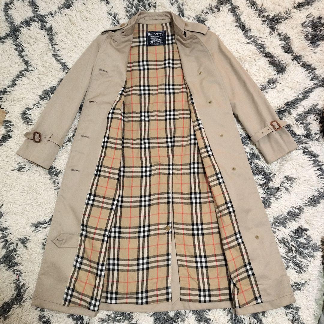 BURBERRYS ベージュ トレンチコート チェック裏地