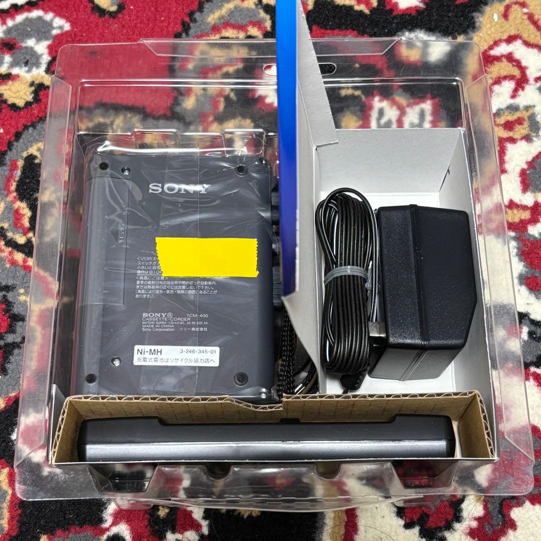 SONY TCM-410 カセットプレーヤー テープレコーダー 未使用品